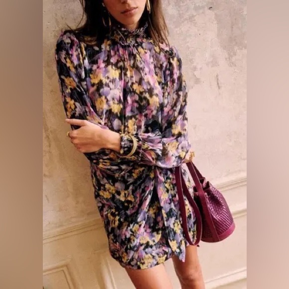 Sezane Palerme Dress 💜 - Picture 2 of 12